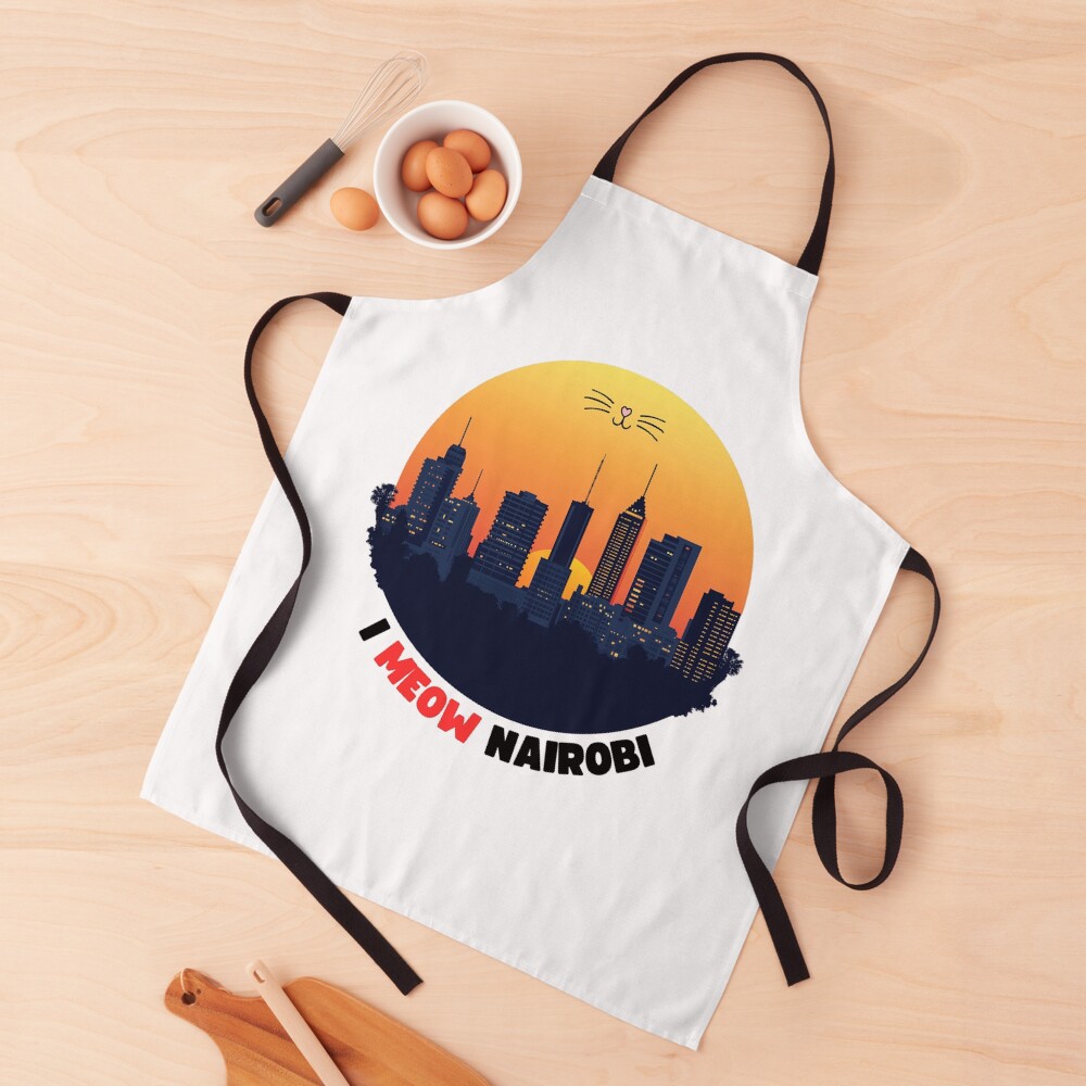 I Meow Nairobi: (High Print Quality 300dpi) Transparent Background - Image 2