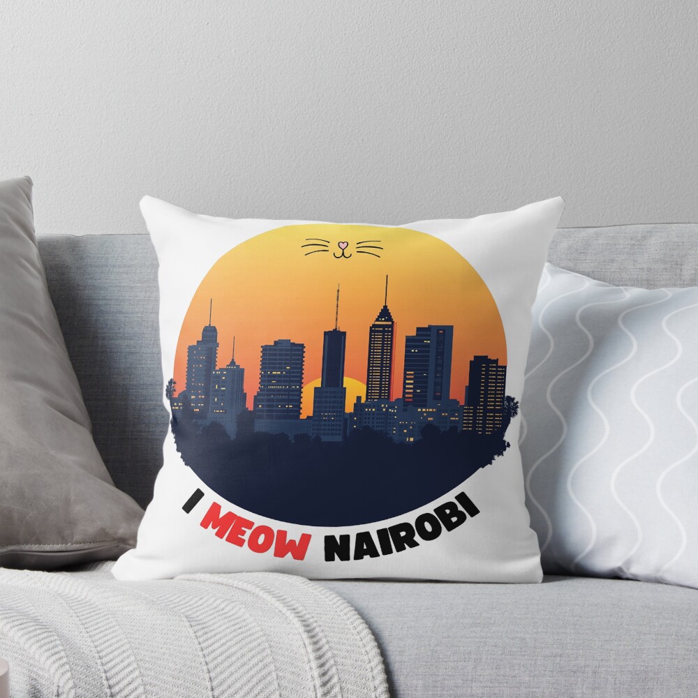 I Meow Nairobi: (High Print Quality 300dpi) Transparent Background - Image 4