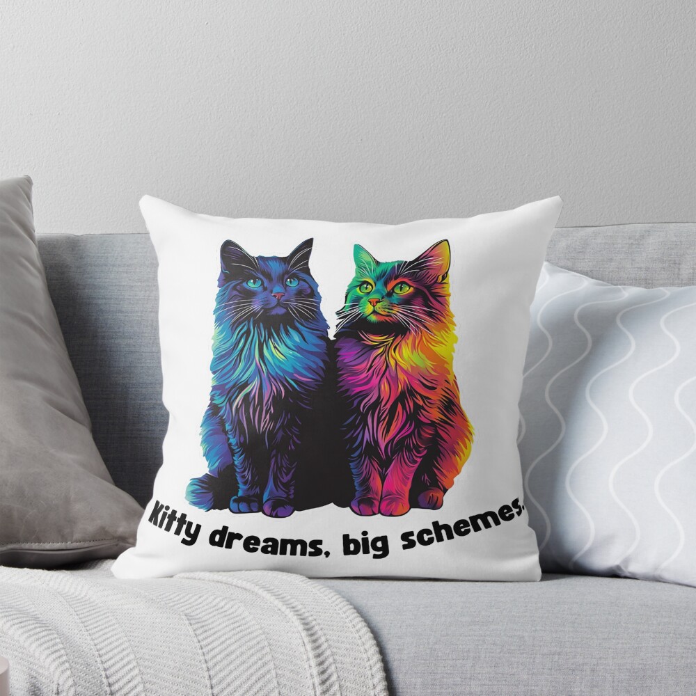 Kitty Dreams, Big Schemes: (High Print Quality 300dpi) Transparent Background - Image 3