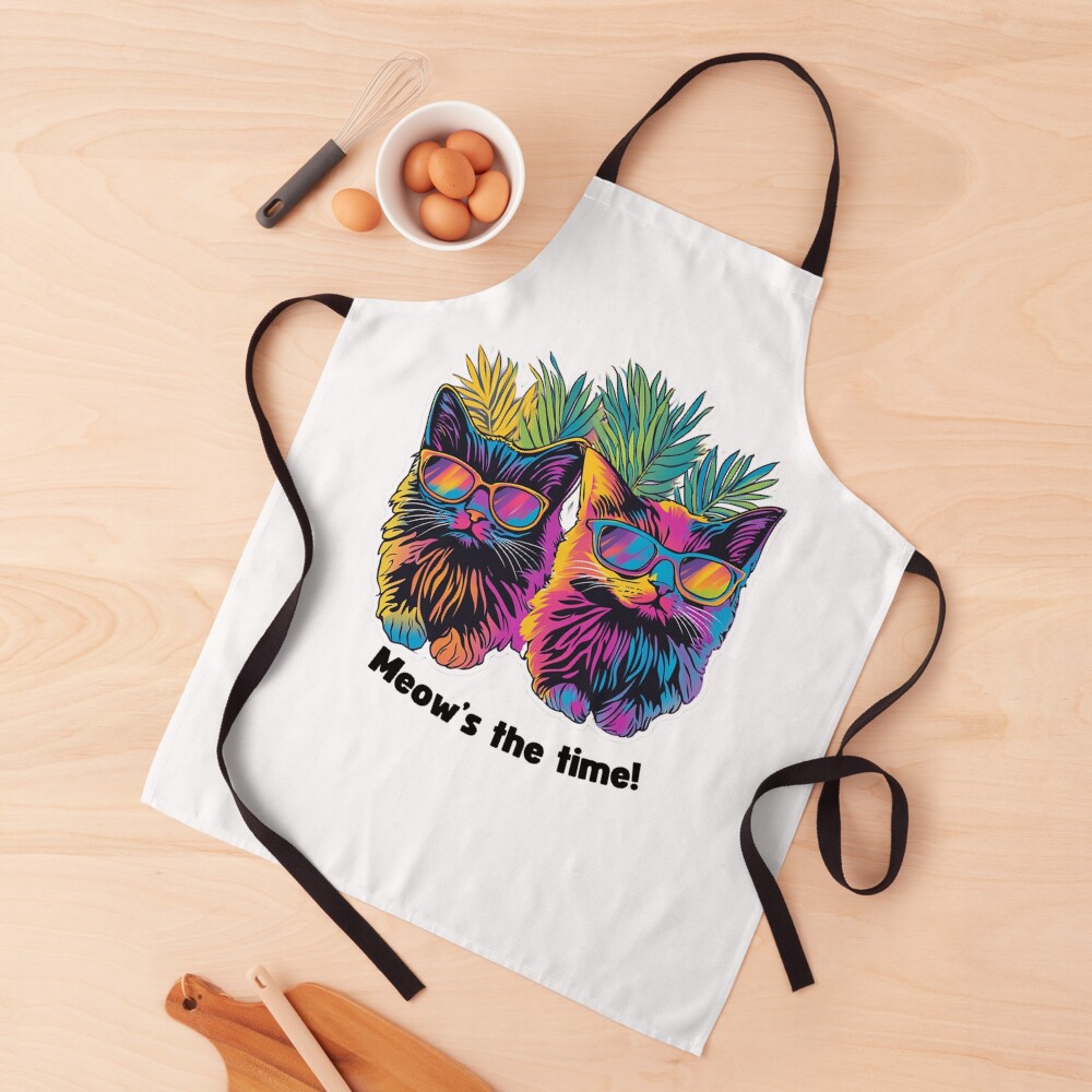 Meow’s the time: (High Print Quality 300dpi) Transparent Background - Image 2