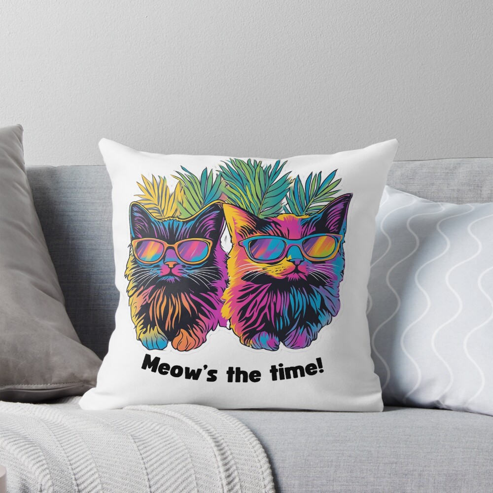 Meow’s the time: (High Print Quality 300dpi) Transparent Background - Image 4