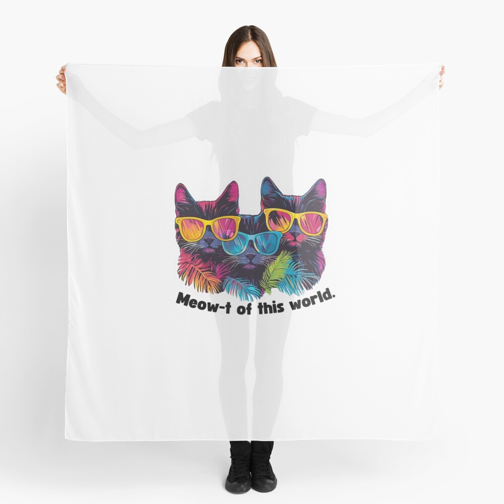 Meow-t of this world: (High Print Quality 300dpi) Transparent Background - Image 3