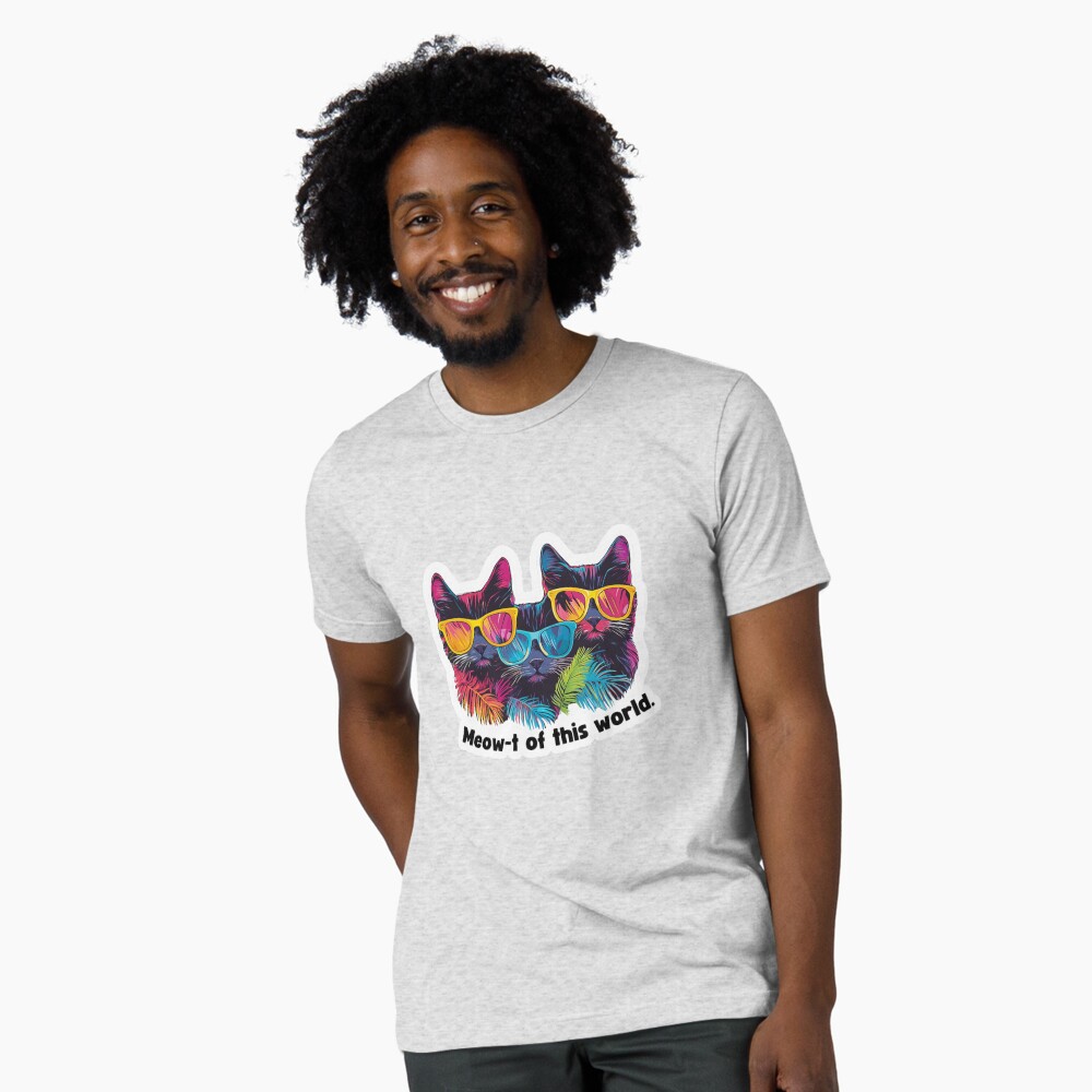 Meow-t of this world: (High Print Quality 300dpi) Transparent Background - Image 6