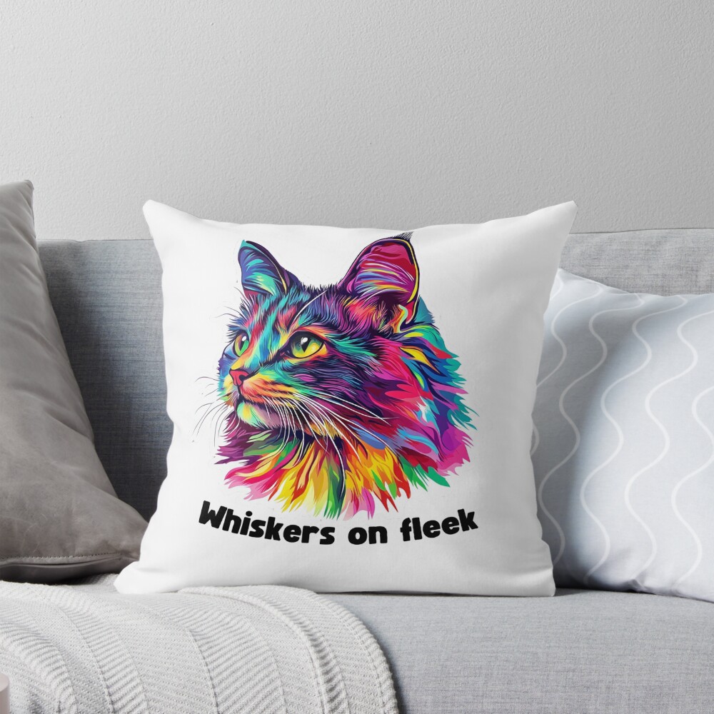 Whiskers on fleek: (High Print Quality 300dpi) Transparent Background - Image 5